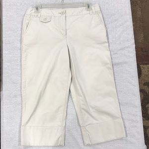Ann Taylor Loft Capris with cuff